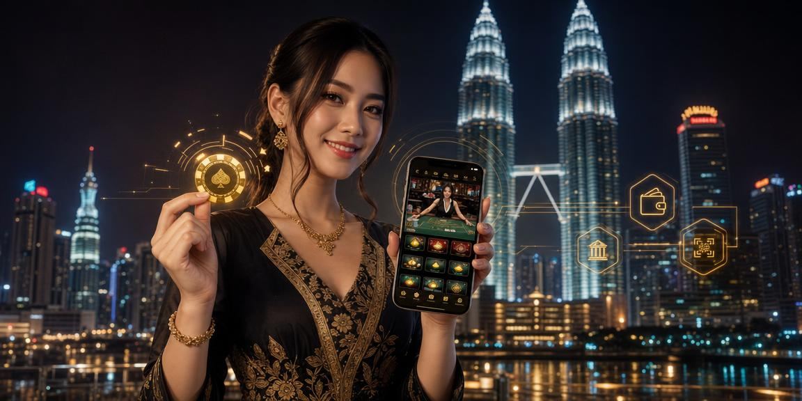 Pengguna borneo77 di Kuala Lumpur menggunakan telefon untuk semak odds perlawanan terkini